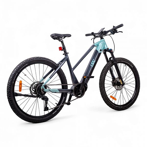 Жіночий гірський електровелосипед inSPORTline ISL Asuki 630 Wh 27.5” – 2025 Колір: аквамариновий, розмір рами 16"" (155-170 см)