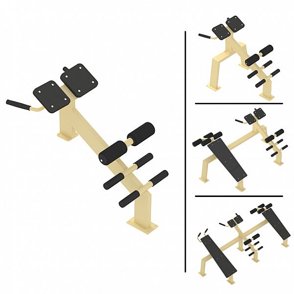 Гиперэкстензия приставная Explode KF816-1ZEC