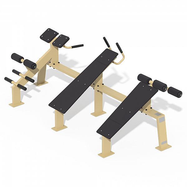 Гіперекстензія - Прес - Прес зворотній Explode KF816.3-123-S-ZEC