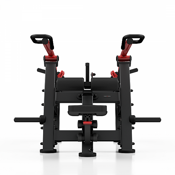 Трицепс-машина сидячи Marbo Sport MF-U009 2.0, бордовий