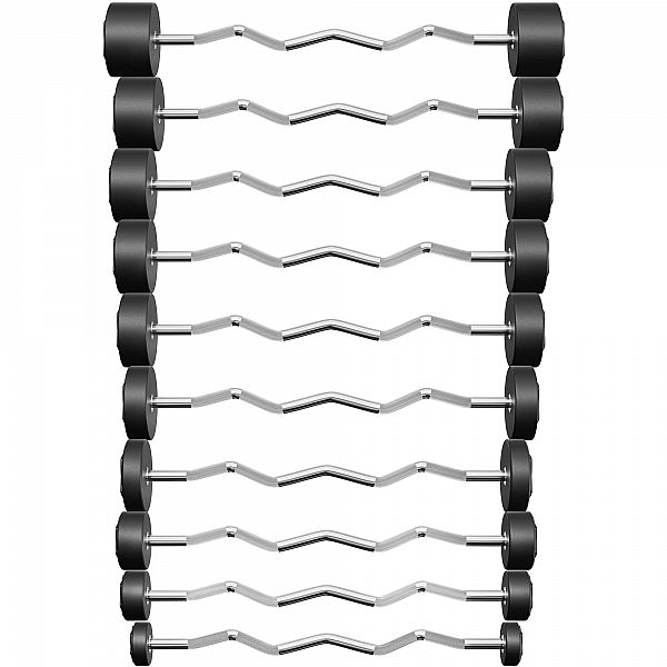 Набір поліуретанових штанг 10-55 кг (з кроком 5 кг) 325 кг – UpForm