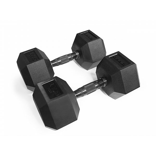 Гантель прогумована Zipro HEX 1 х 17,5 кг