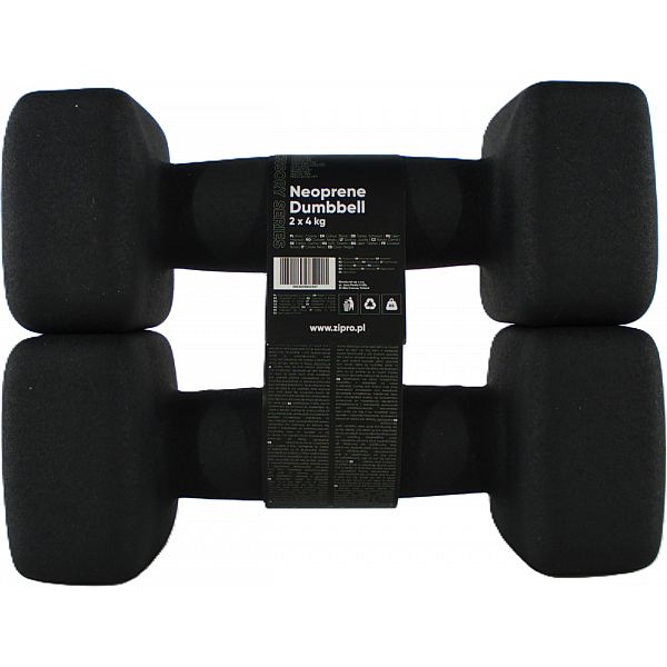 Неопренові гантелі Zipro 2 х 4 кг