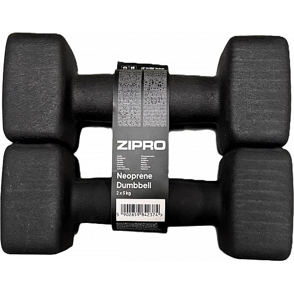 Неопренові гантелі Zipro 2 х 5 кг