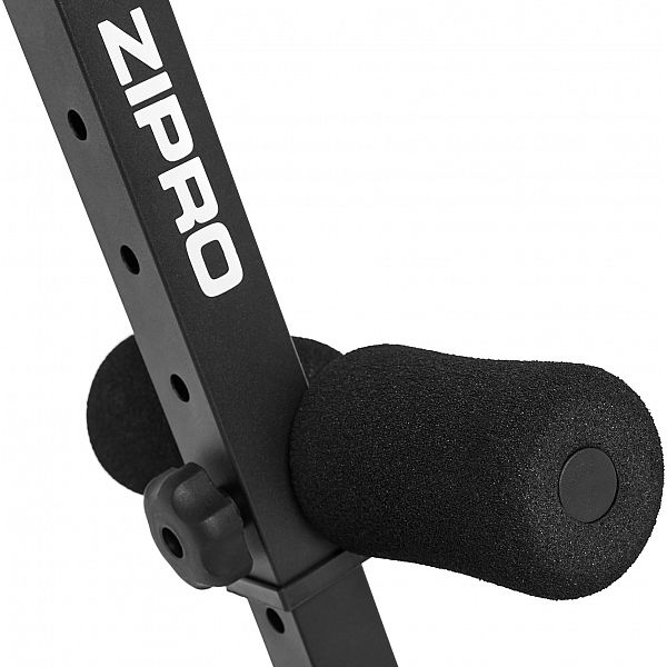 Скамья для пресса наклонная Zipro Slant с эспандерами