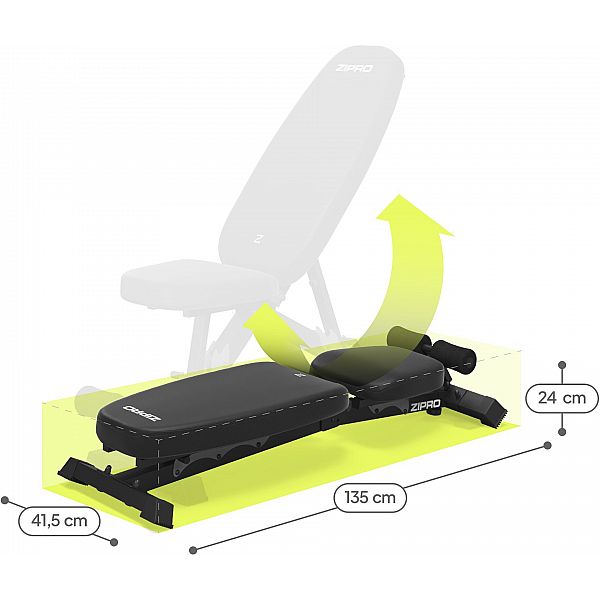 Регульована тренувальна лава Zipro Jacked