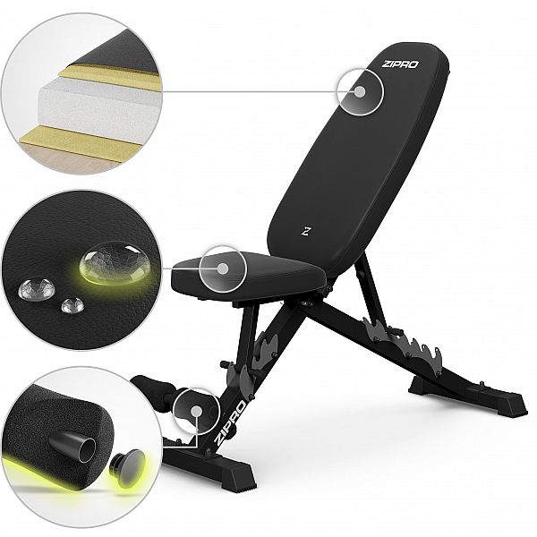 Регульована тренувальна лава Zipro Jacked