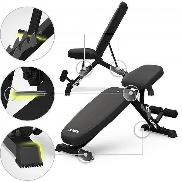 Регульована тренувальна лава Zipro Jacked