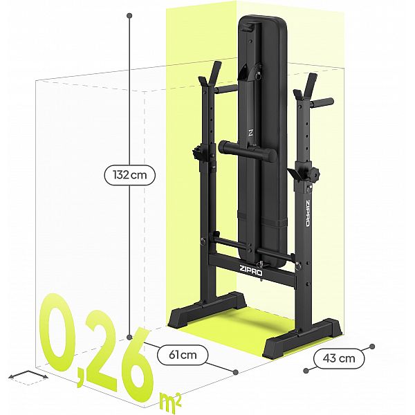 Скамья для жима штанги Zipro Core (складывается)