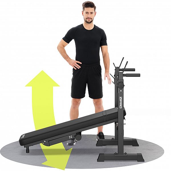Скамья для жима штанги Zipro Core (складывается)