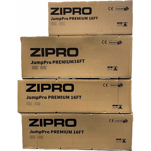 Батут Zipro Jump Pro Premium с внутренней сеткой 16FT 496 см