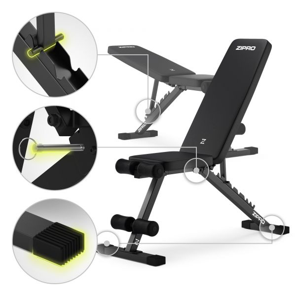 Тренировочная скамья Zipro Stride