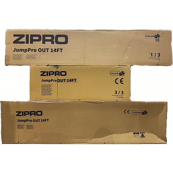 Батут Zipro Jump Pro із зовнішньою сіткою 14FT 435 см