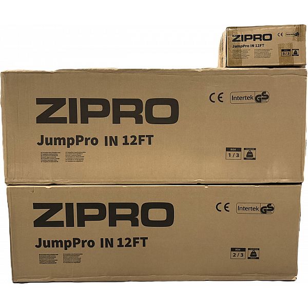 Батут Zipro Jump Pro с внутренней сеткой 12FT 374 см