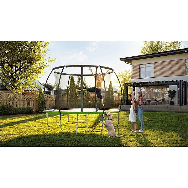 Батут Zipro Jump Pro Premium с внутренней сеткой 12FT 374 см