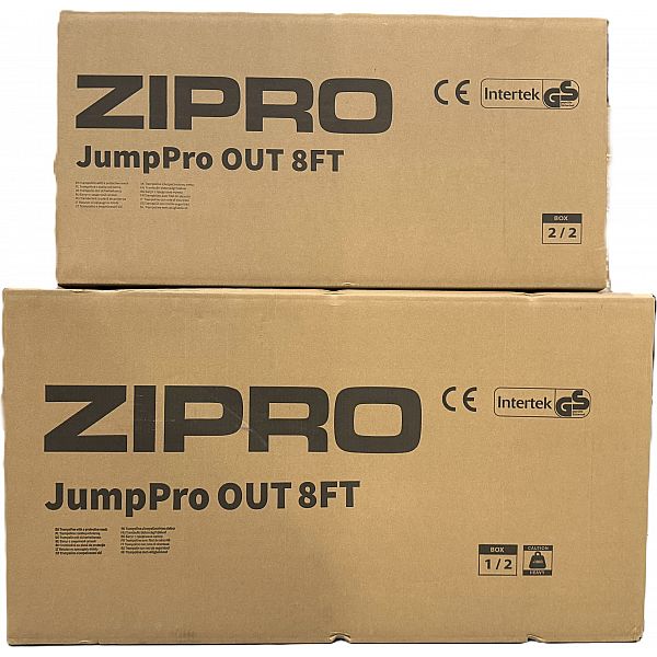 Батут Zipro Jump Pro с внешней сеткой 8FT 252 см