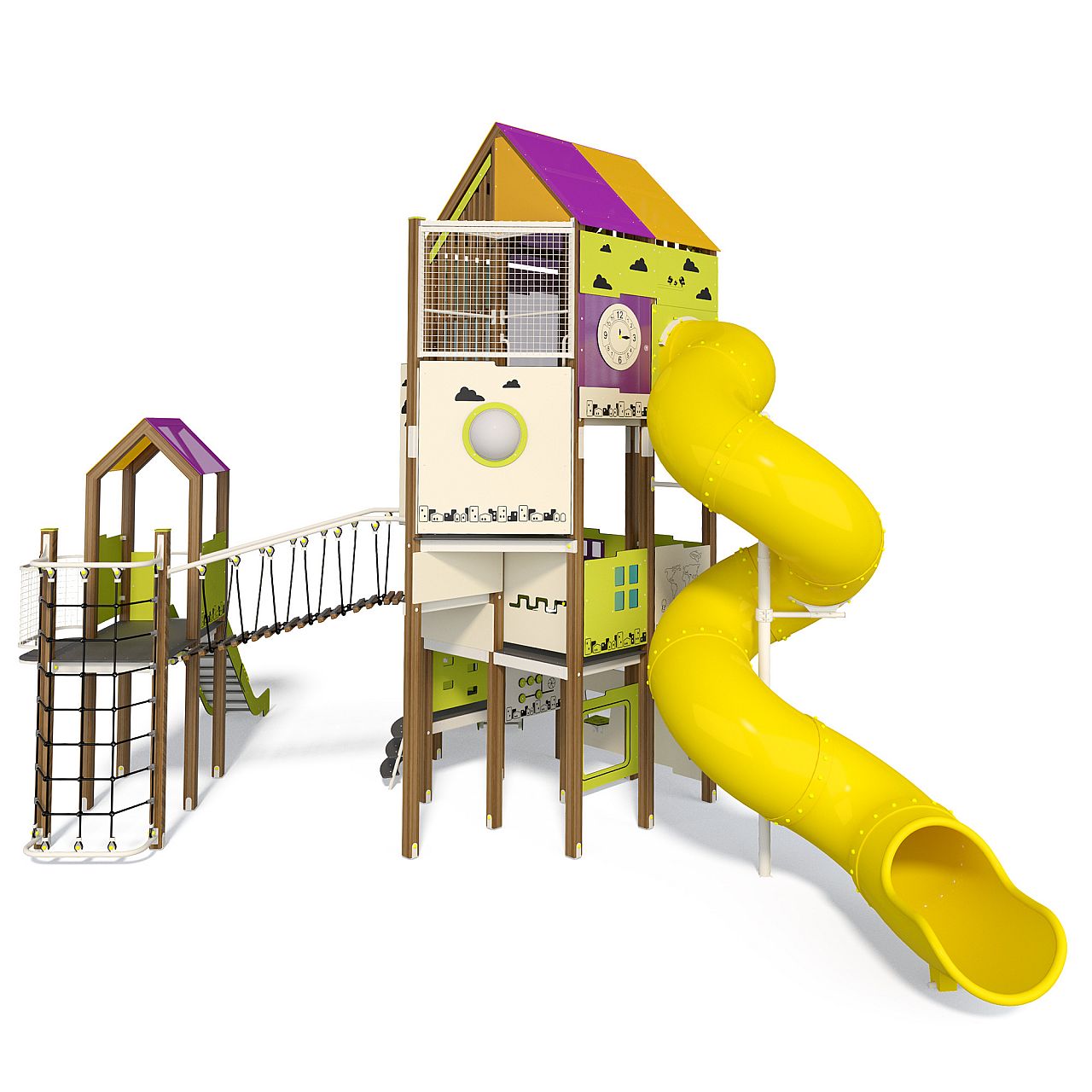 Игровой комплекс InterAtletika Big City-9 ТЕ939