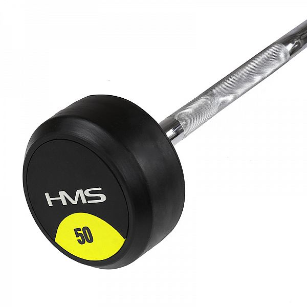 Штанга фіксована обгумована ламана HMS GSL-50 50кг