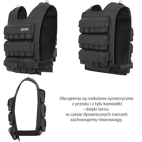 Тренувальний жилет для навантаженням HMS Premium KTO30