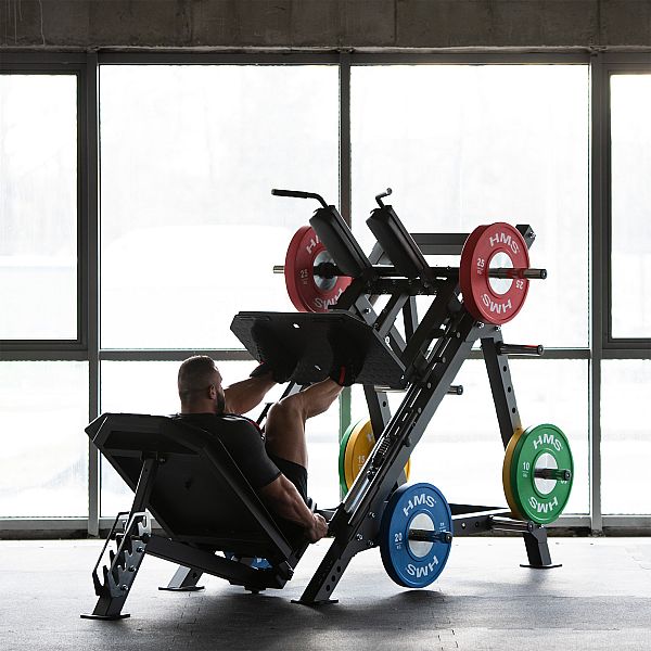 HMS LP3175 - Тренажер для присідання та жиму ногами гак-машина