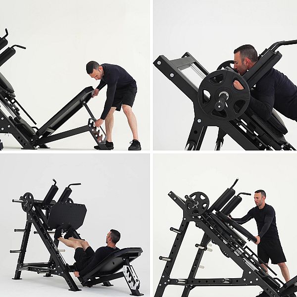 HMS LP3175 - Тренажер для присідання та жиму ногами гак-машина