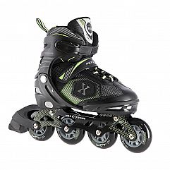 Роликові ковзани Nils Extreme NA9080 розм. S 31-34 чорно-зелений