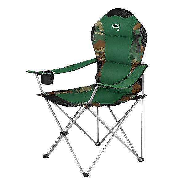 Крісло туристичне розкладне Nils Camp NC3080 камуфляж