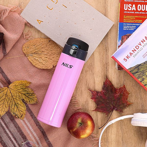Термопляшка Nils NCB28 рожева