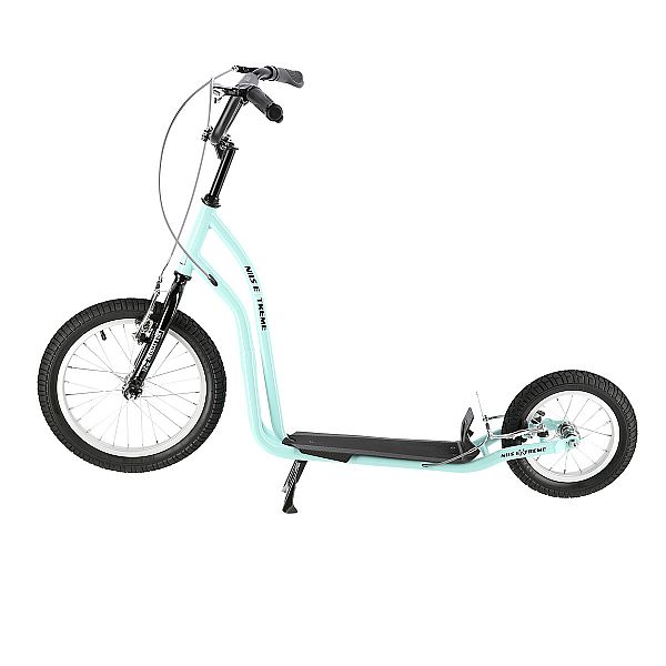 Самокат з пневмоколесами 16/12'' Nils Extreme WH238 м'ятний