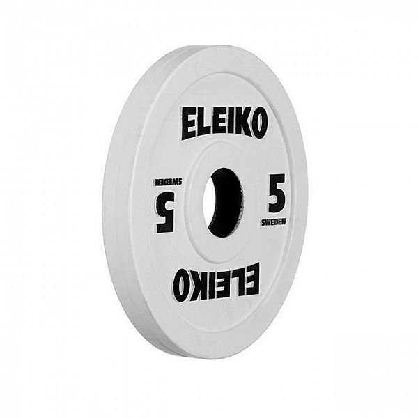 Диск змагальний та тренувальний для важкої атлетики Eleiko - 5 кг