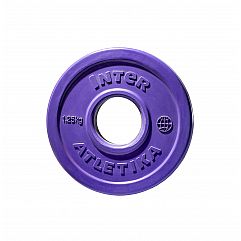 Диск гумовий кольоровий InterAtletika LCA029-M 1,25 кг