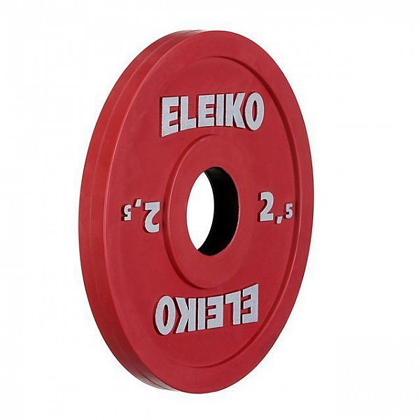 Диск соревновательный и тренировочный для тяжелой атлетики Eleiko - 2,5 кг