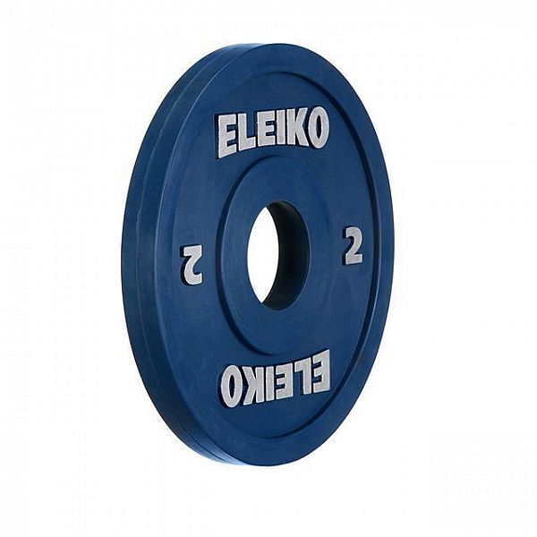 Диск соревновательный и тренировочный для тяжелой атлетики Eleiko - 2 кг