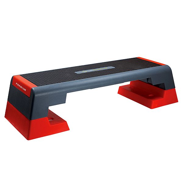 Степь-платформа для аэробики HMS Premium AS007 черно-красный