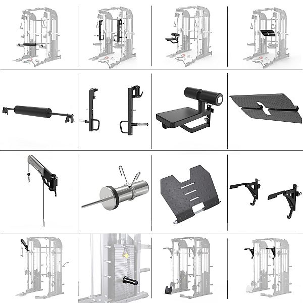 HMS Cyklop 4 - професійна силова станція з тренажером Сміта
