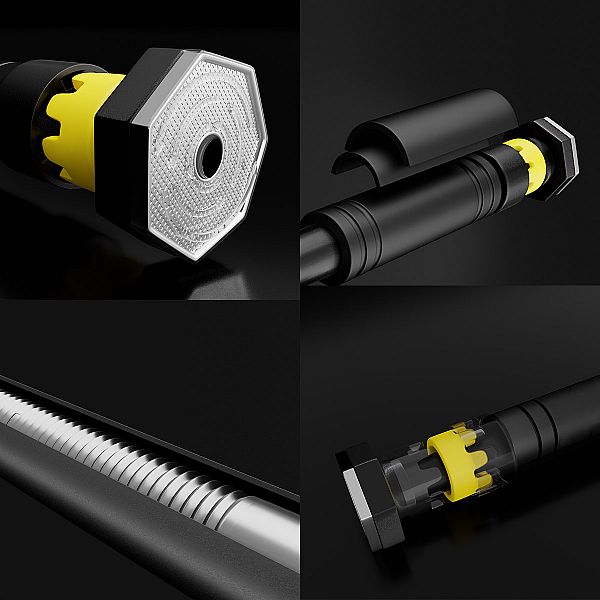 Турник в дверной проем HMS Premium DD200 68-100см