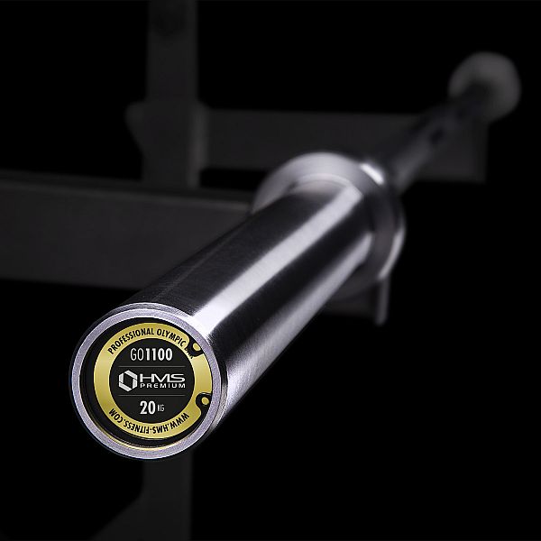 Гриф олимпийский 50мм/220см 1100кг HMS Premium GO1100