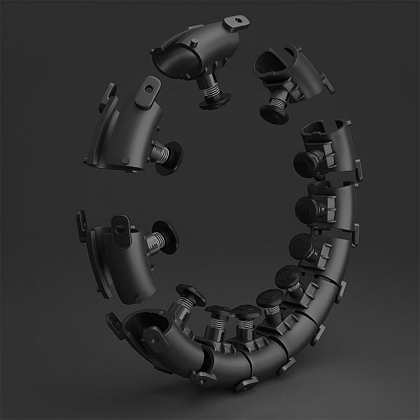 Хула-хуп с утяжелителем HMS HHW01 черный