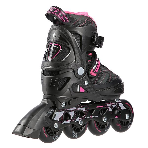 Роликові ковзани Nils Extreme NA11002 розм. S 31-34 чорно-фіолетовий