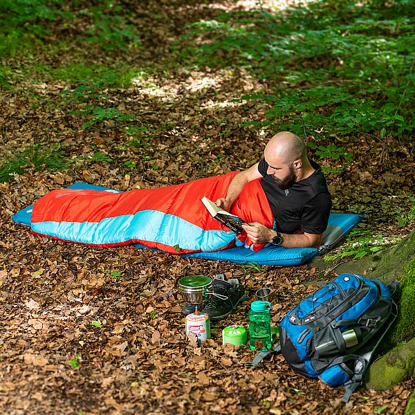 Спальний мішок Nils Camp NC2012 червоно-синій