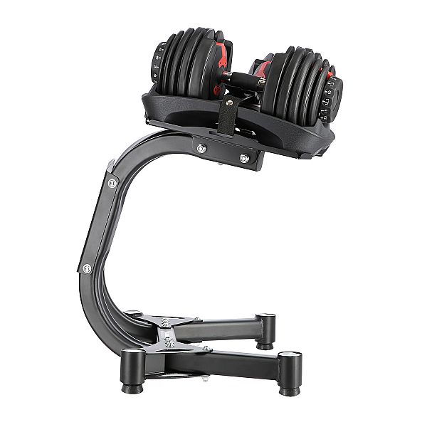 Набір: гантелі з регульованою вагою та підставкою HMS STR10 Pro + 2шт SR52