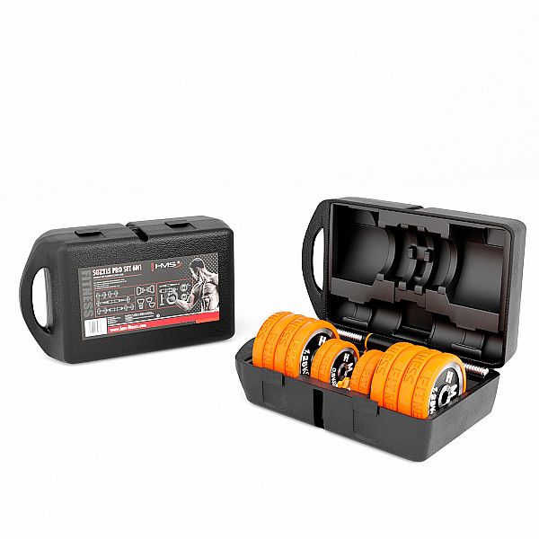 Наборная штанга + гантели + гири HMS SGZ215 PRO 6в1 16кг