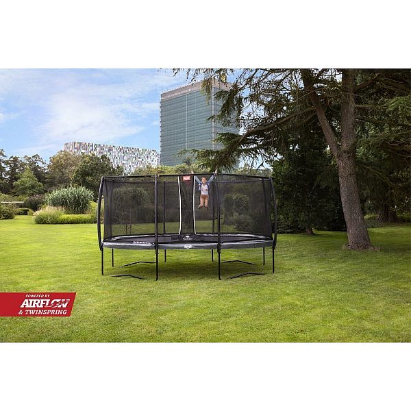 Батут Berg Grand Elite 520см Grey із сіткою Deluxe