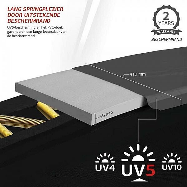 Батут Berg FlatGround Champion Grey 380см