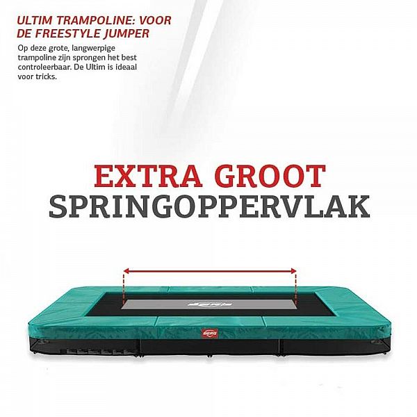 Батут Berg Ultim Favorit InGround 280см Green