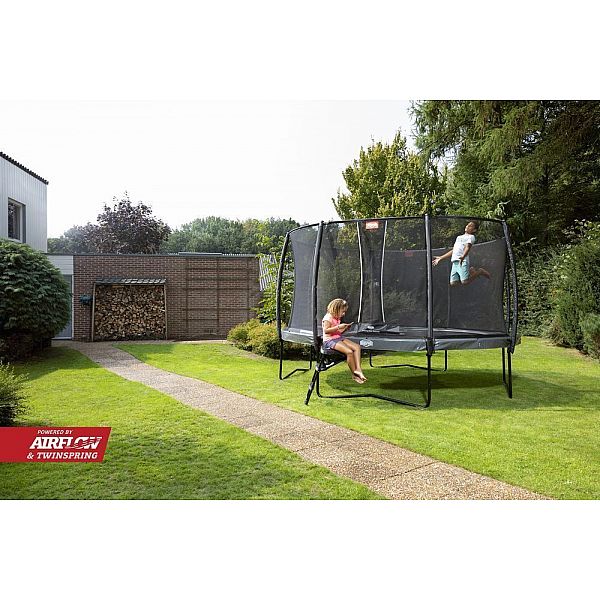 Батут Berg Elite 380см Green з сіткою Deluxe