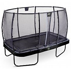 Батут EXIT Elegant Premium 244х427см призма чорний