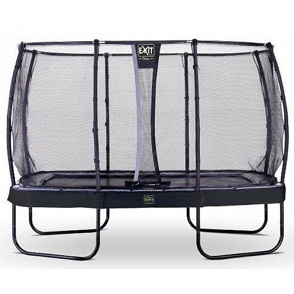 Батут EXIT Elegant Premium 244х427см призма чорний