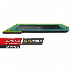 Батут Berg Ultim Champion FlatGround 410cm Green