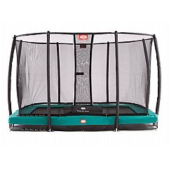 Батут Berg Ultim Champion InGround 330см Green з сеткою Deluxe